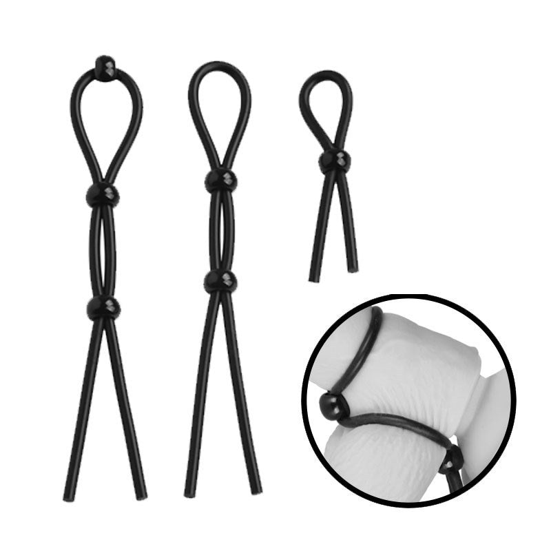 Ultimate Silicone Lasso Adjustable Cock Ring - image 0