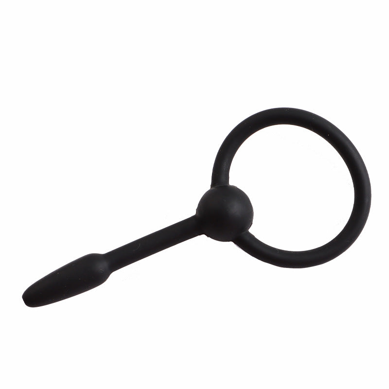 Ouch! Beginner's Silicone Hollow Urethral Plug - S - image 0