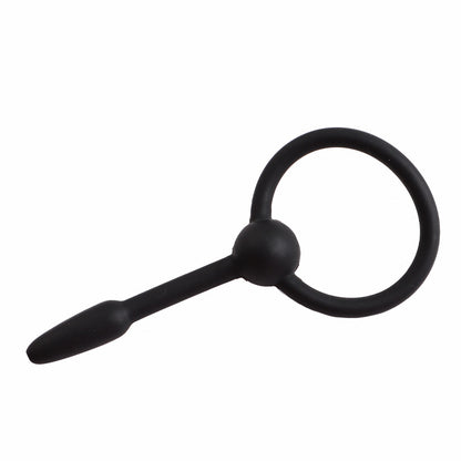 Ouch! Beginner's Silicone Hollow Urethral Plug - S - image 0