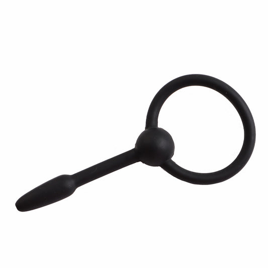 Ouch! Beginner's Silicone Hollow Urethral Plug - S - image 0