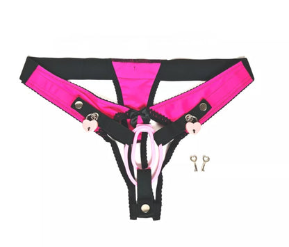Sexy Men's Chastity Belt Fixed Pants - image 4