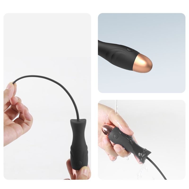 Slim Urethral Vibrator with 10 Modes – Beginner-Friendly & Rechargeable - image 0