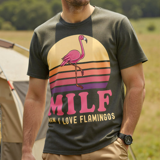 MILF Pink Joke Party T-Shirt - image 1