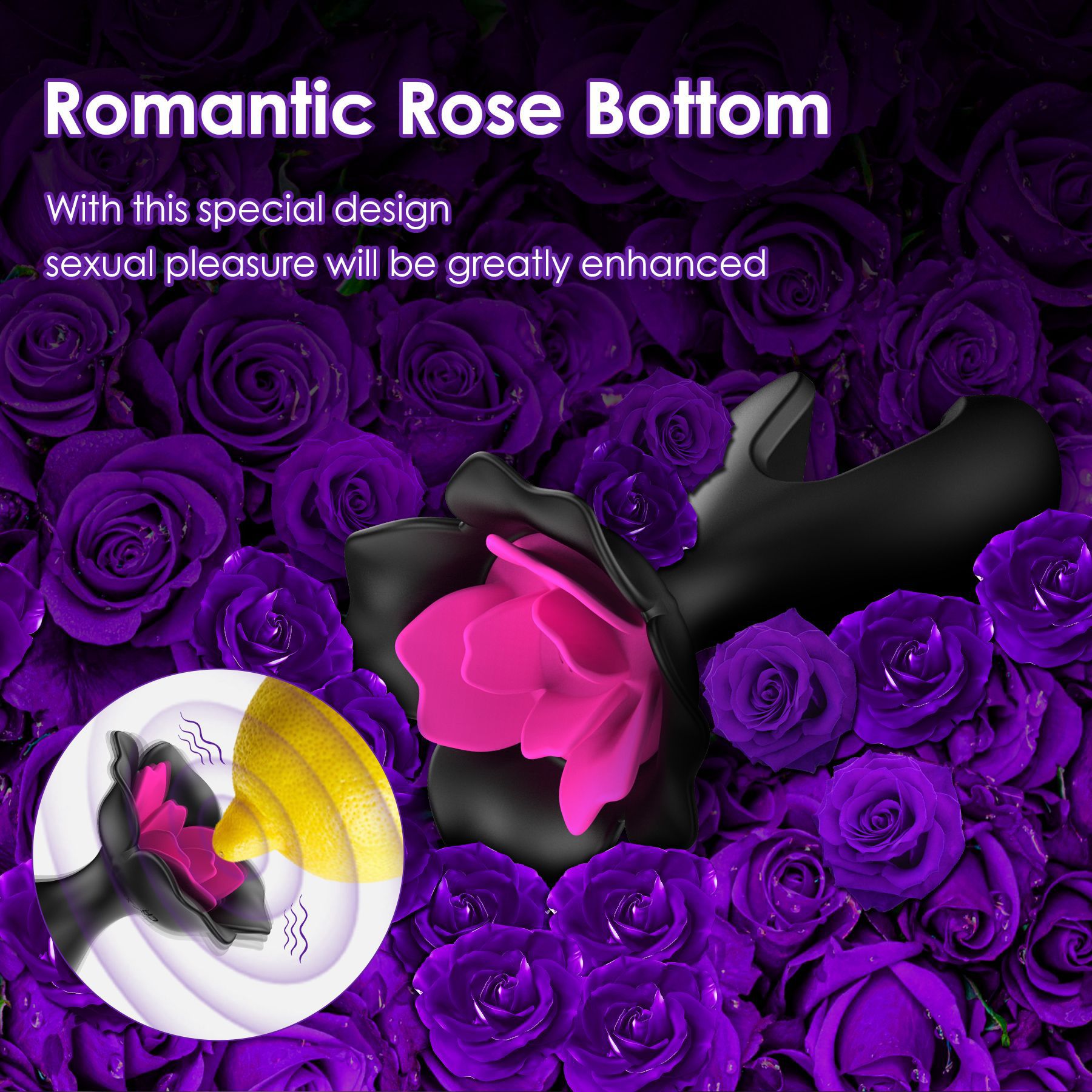 10 Modes Vibration Rose Butt Plug With Remote Control - image 3
