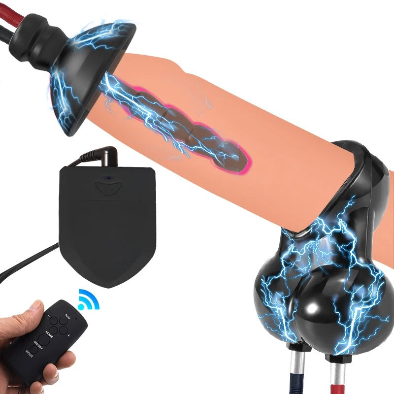 Premium Electric Urethral Sounding Set With Scrotum Device - image 0