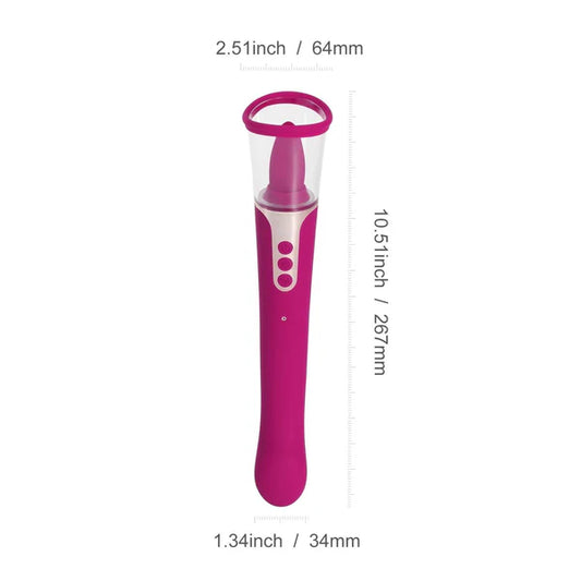 Succion 3 in 1 Innovative Sucking Licking Vibrator - image 1