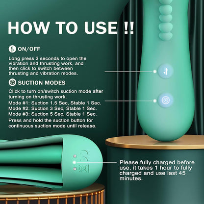 AirRush Thrusting and Licking Vibrator - image 9