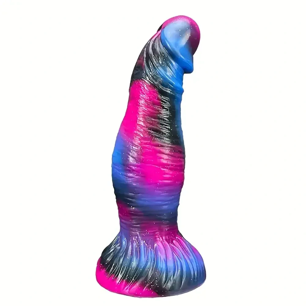 8.07" Ultra-Soft Monster Silicone Dildo with Suction Cup Base - A - image 8
