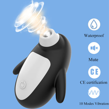 Penguin Clit Sucking Massager Women Vibrator - image 9