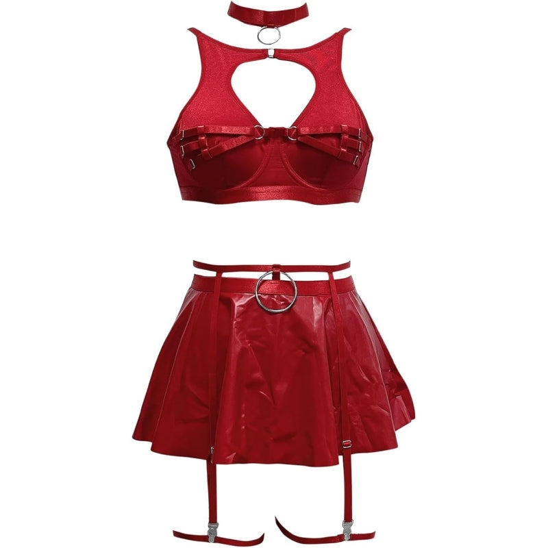 Seductive O-Ring Lingerie Set - image 1