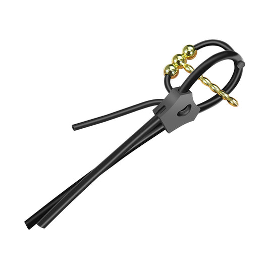 Stainless Steel Urethral Plug with Conductive Silicone Ring - image 0