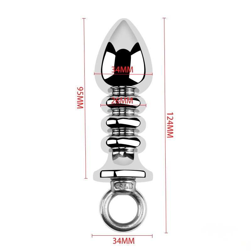 Multi-Segment Aluminum Alloy Butt Plug - M - image 10