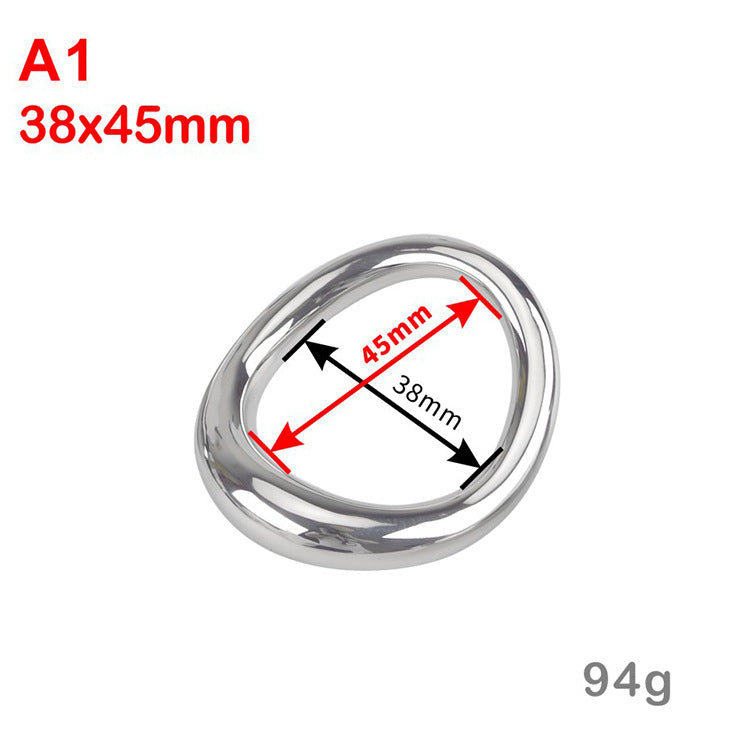 Ergonomic Steel Cock Ring - A1:38x45mm - image 5