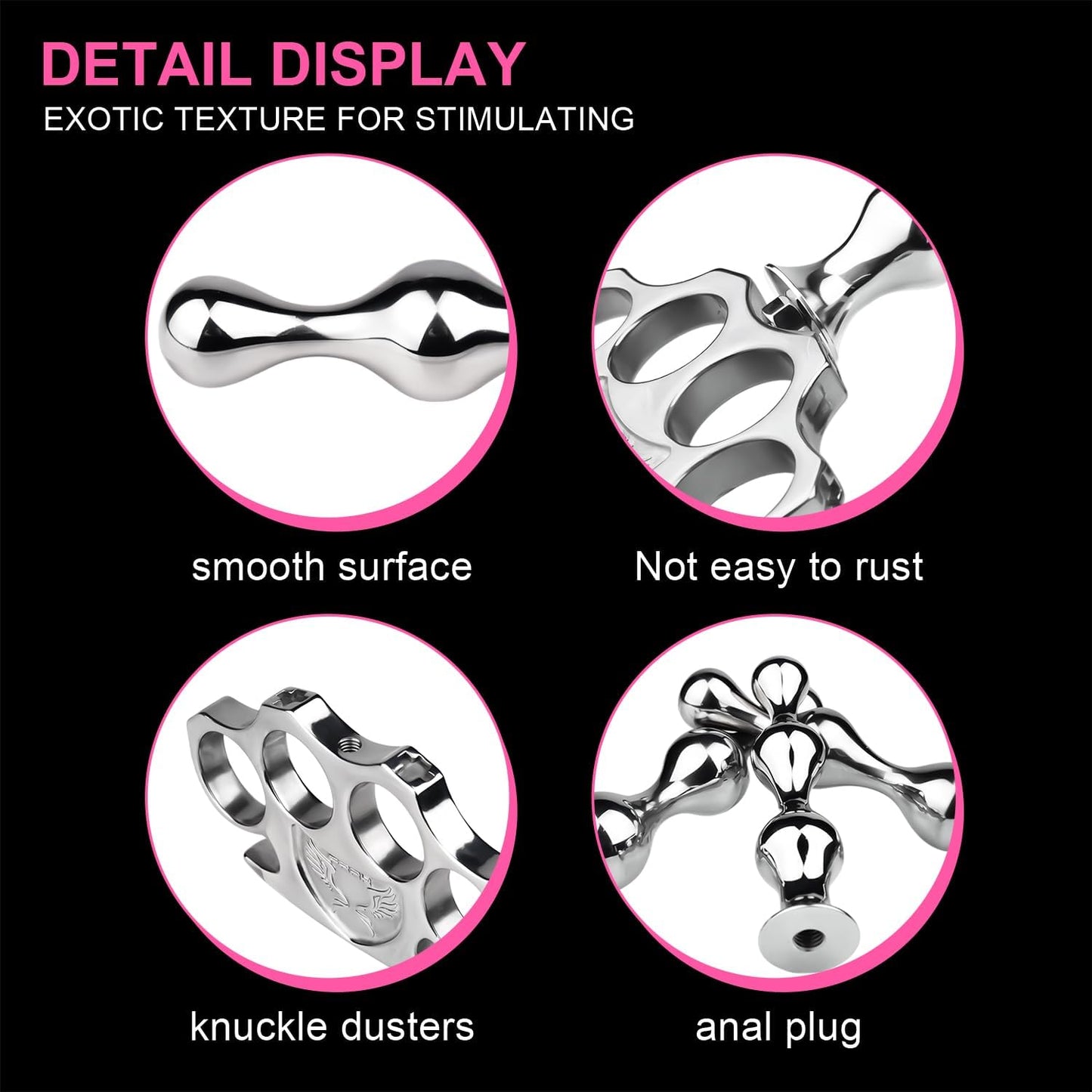 2-in-1 Knuckle Duster Anal Plug - image 5