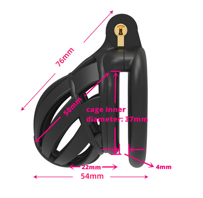 Cucky Cage: Minus Edition (Resin Micro Chastity Cage) - image 2