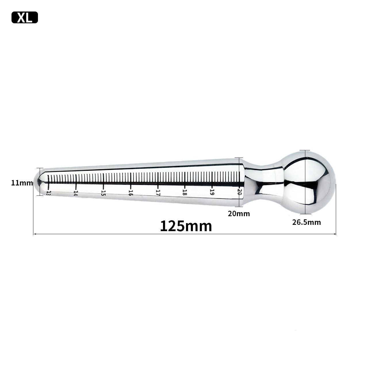 Stainless Steel Urethral Sounding Rod with Scale - XL - image 10