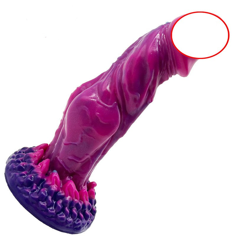 Alien Monster Dildo - Purple - image 3