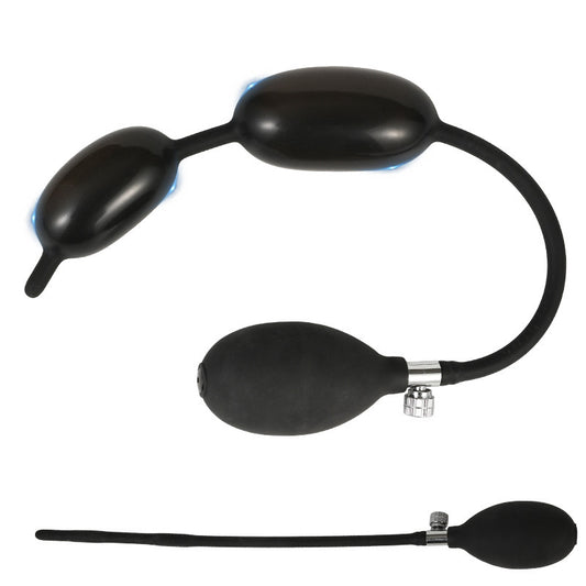 Double Ball Inflatable Expansion Urethral Sounds - 34cm - image 0