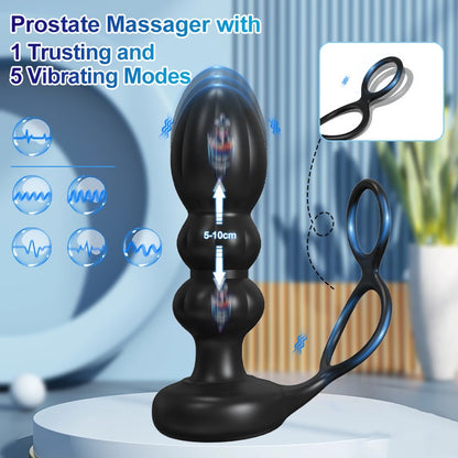 Prostate Massager with1 Trusting and 5 Vibrating Modes - image 6