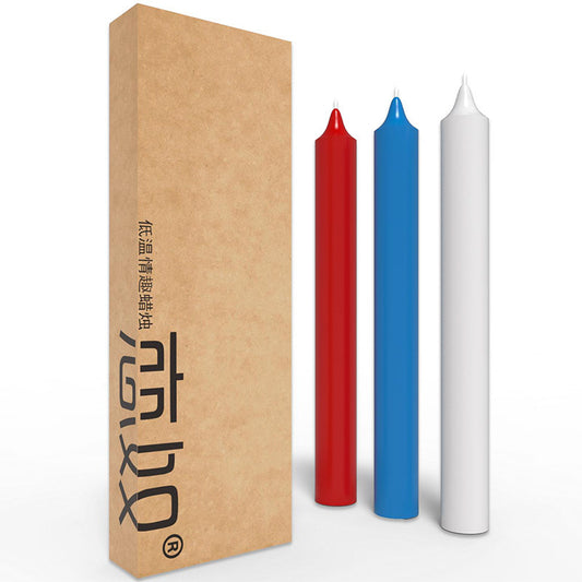 Low Temperature Candles, Soy Wax Scented Candle, Couple Wax - 3 long candles - image 0