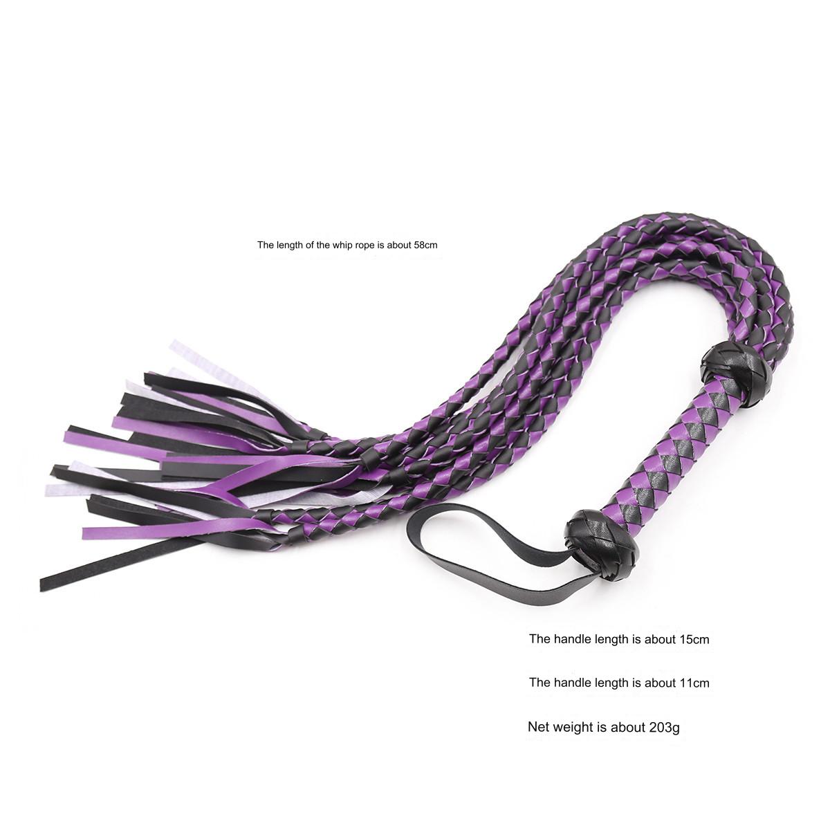PU Leather SM Flogger Whip - image 2