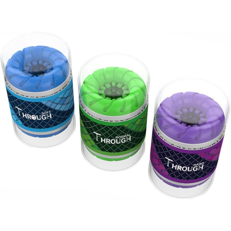 Male Penis Exercise Trainer Triple Texture Masturbation Cup Double Head - image 3