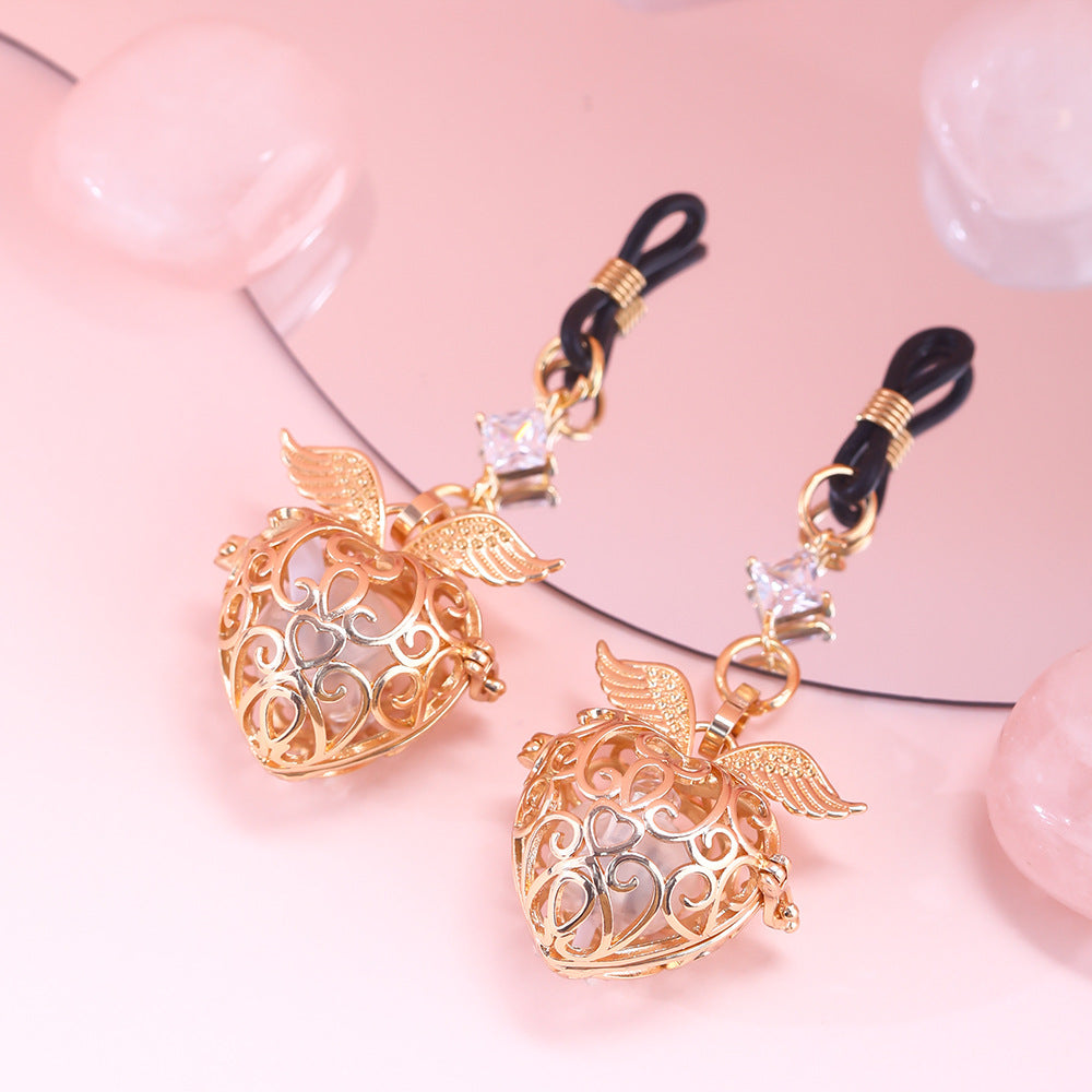 Heart-shaped Bell Nipple Clamp - Non-Glow - image 3