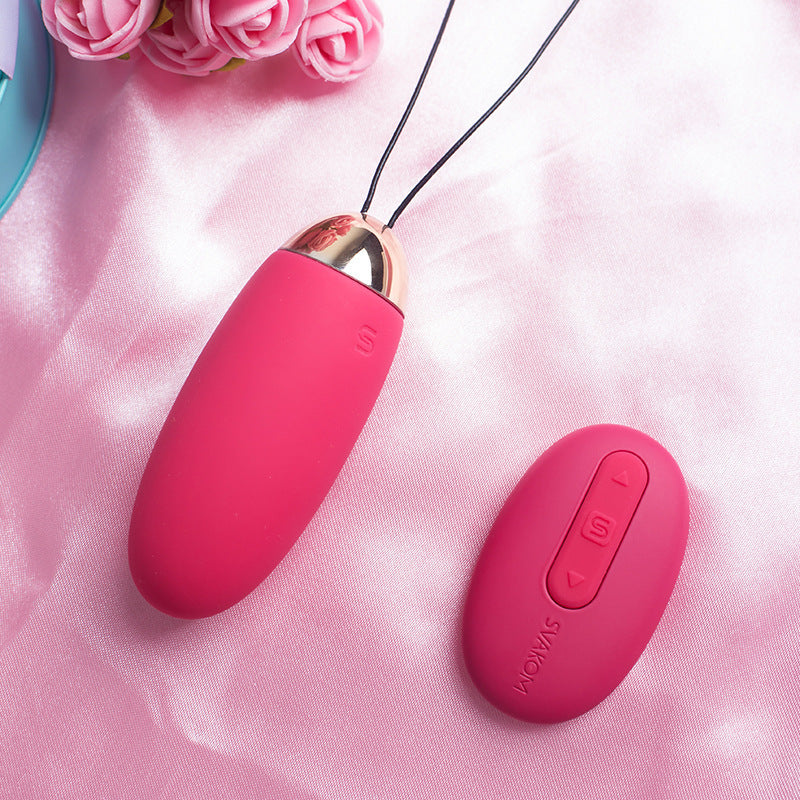 ELVA Remote Control Egg Vibrator Sexual Stimulator - Pink - image 1