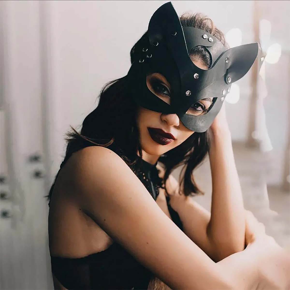 Midnight Mystique Cat Mask - image 3