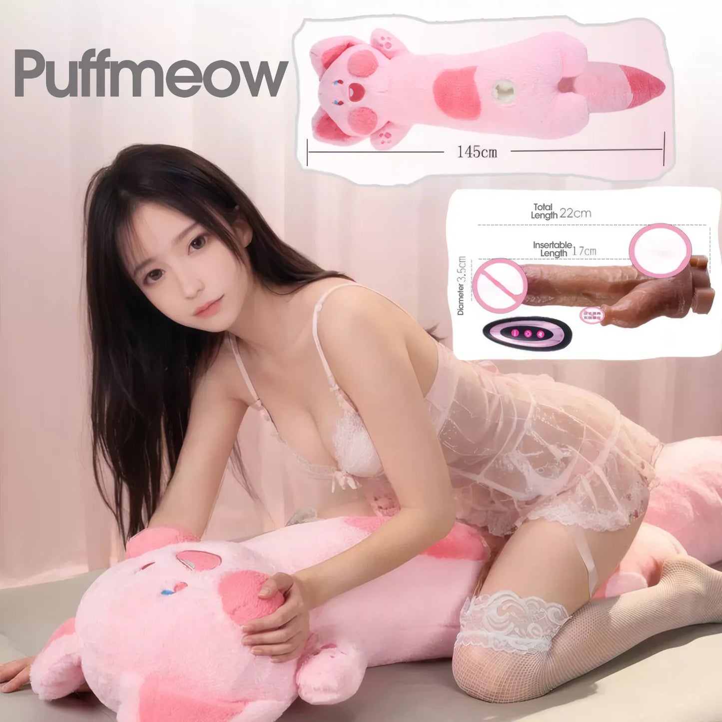 Plush Kitty Companion Pillow - image 1