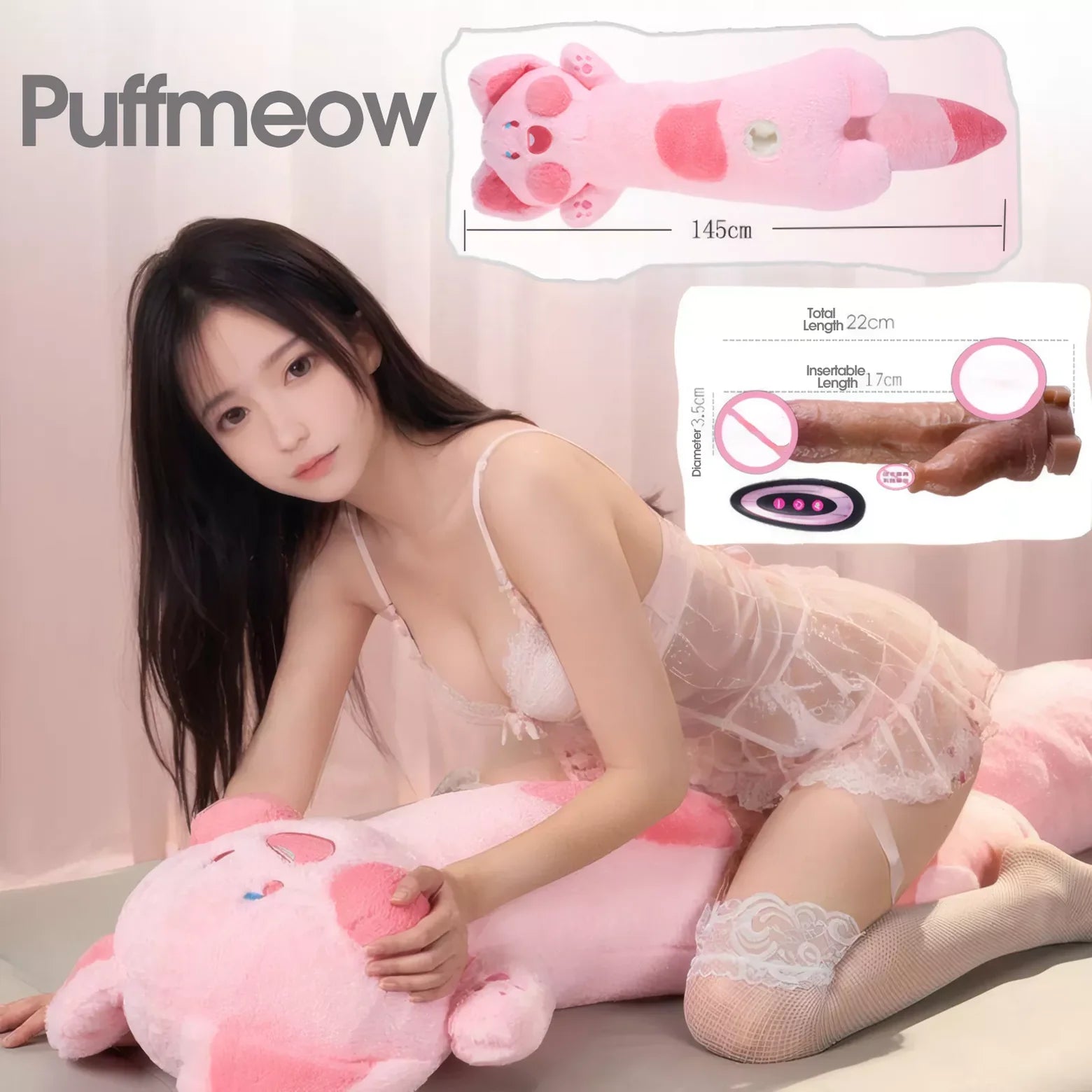 Plush Kitty Companion Pillow - image 1