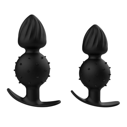 Ribbed Anal Trainer Plug with Built-In Rattle Ball – Wearable and Stimulating Design - image 2