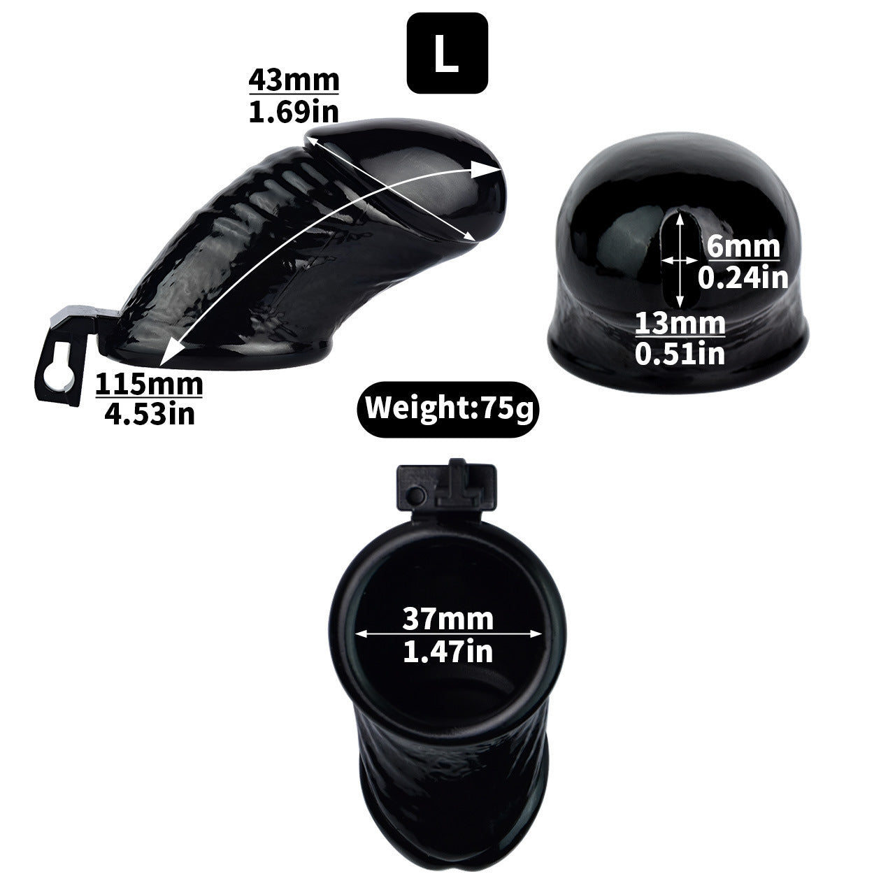 Dick Resin Chastity Cage - image 7