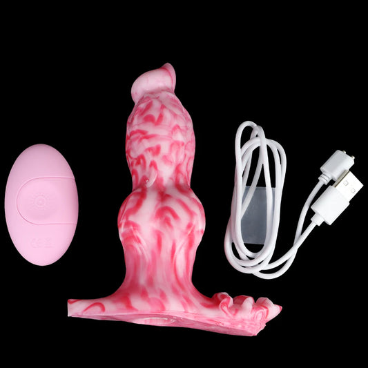 Vibrating Knot Dildo - image 1