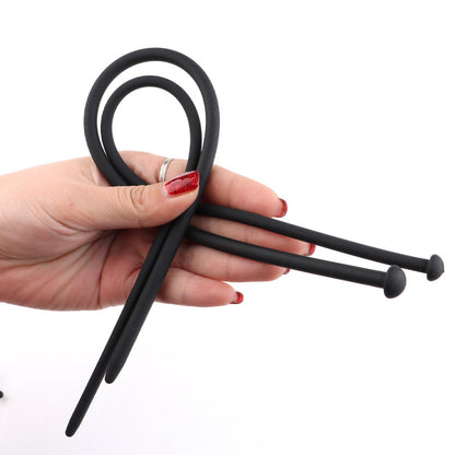 Black Silicone Urethral Sounds 7pcs Set - image 3