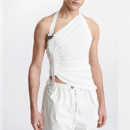 Men's Knit Halter Tank Top - image 6