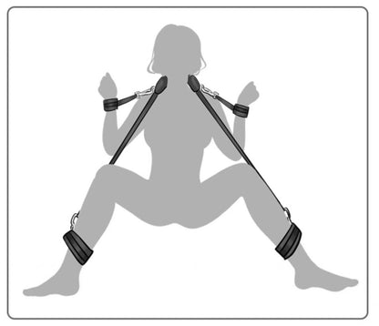 BDSM Bondage Kit Sex Enhancer with Mouth Gag & Nipple Clips - image 3
