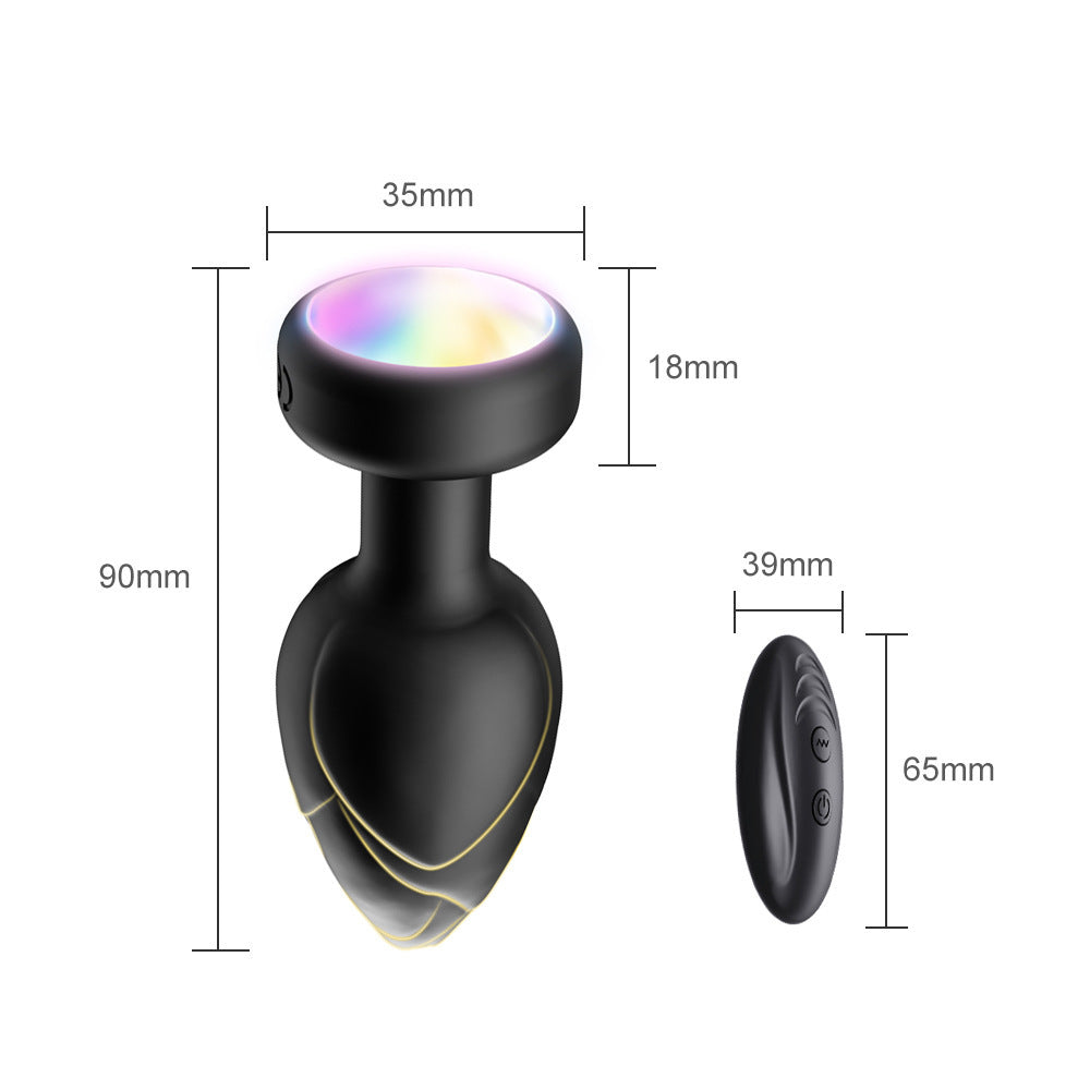 Led Light Up Butt Plug With 10 Vibration Modes with Remote - image 3