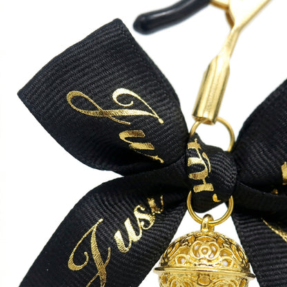 Metal Alligator Clamp Set with Bells & Bow Accents - image 2