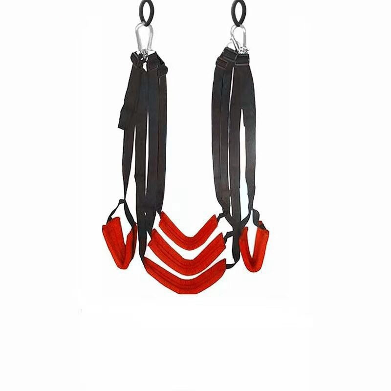 BDSM Sex Swing - Black & Red - image 1