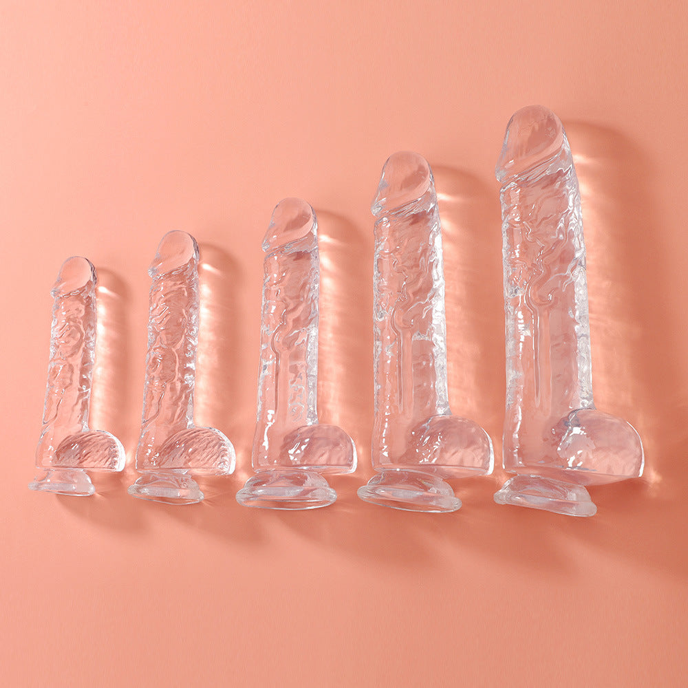 Small Realistic Clear 6 inch Cute Dildo with Suction Cup Dildo - image 0
