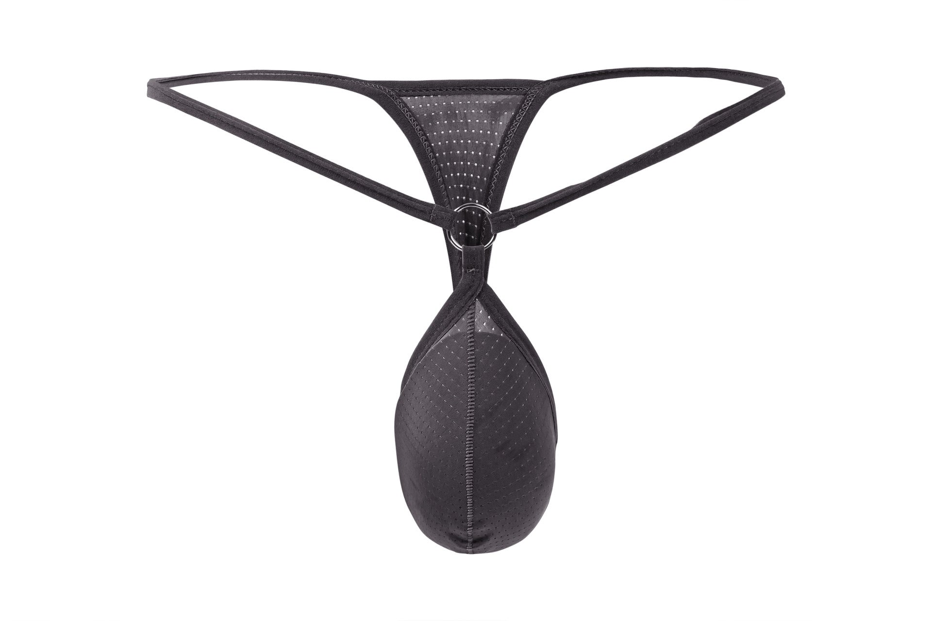 Man O-Ring Pouch String - Grey - XXL - image 7