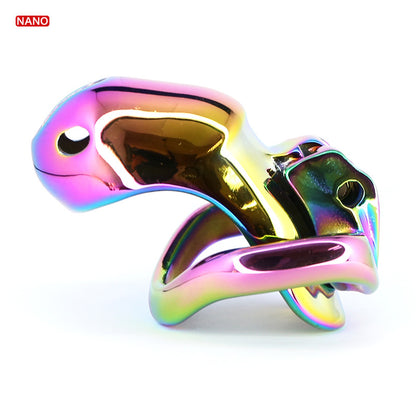 Rainbow HT-V4 Stainless Steel Male Chastity Device - Nano-50mm - image 1