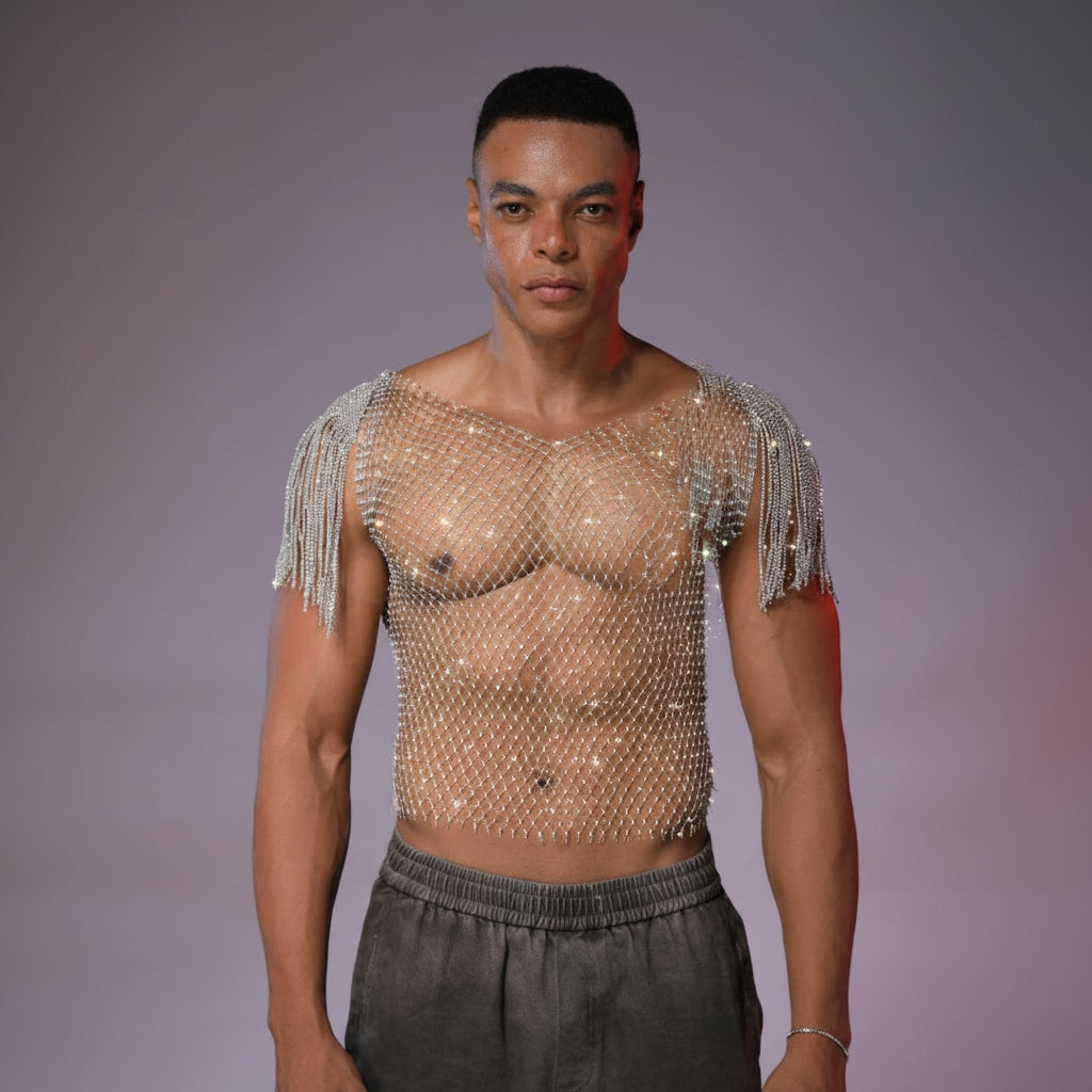 Starluxe Mesh Sparkle Top – Style B - image 6