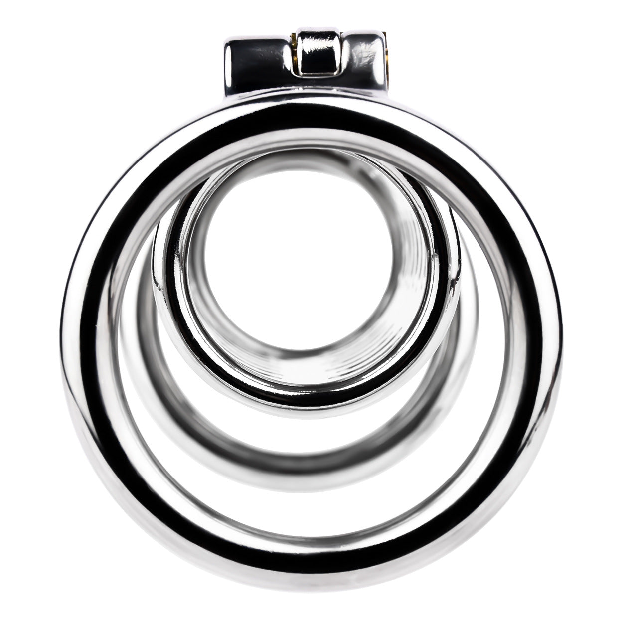 LustLink Duo Stainless Steel Locking Cock Ring - image 2