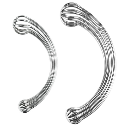 Hallow Curved Stainless Steel Dual-ended Massage Wand - image 4