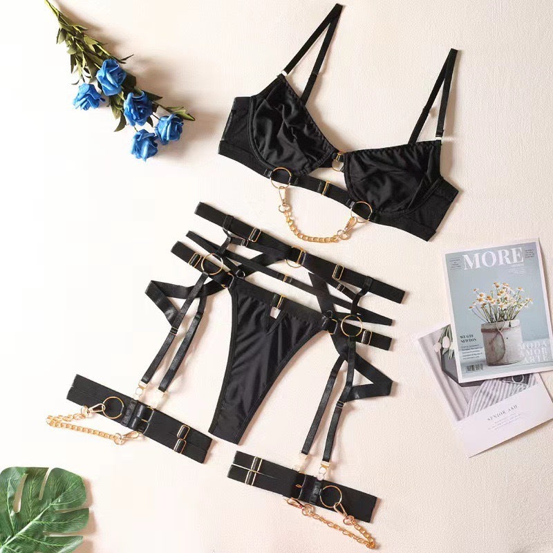 Chain Reaction Bondage Lingerie Set - image 10