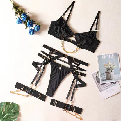 Chain Reaction Bondage Lingerie Set - image 10