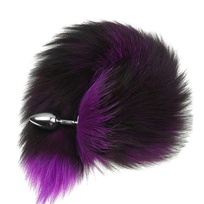 15.75'' Extra-Fluffy Fox Tail Butt Plug - image 4
