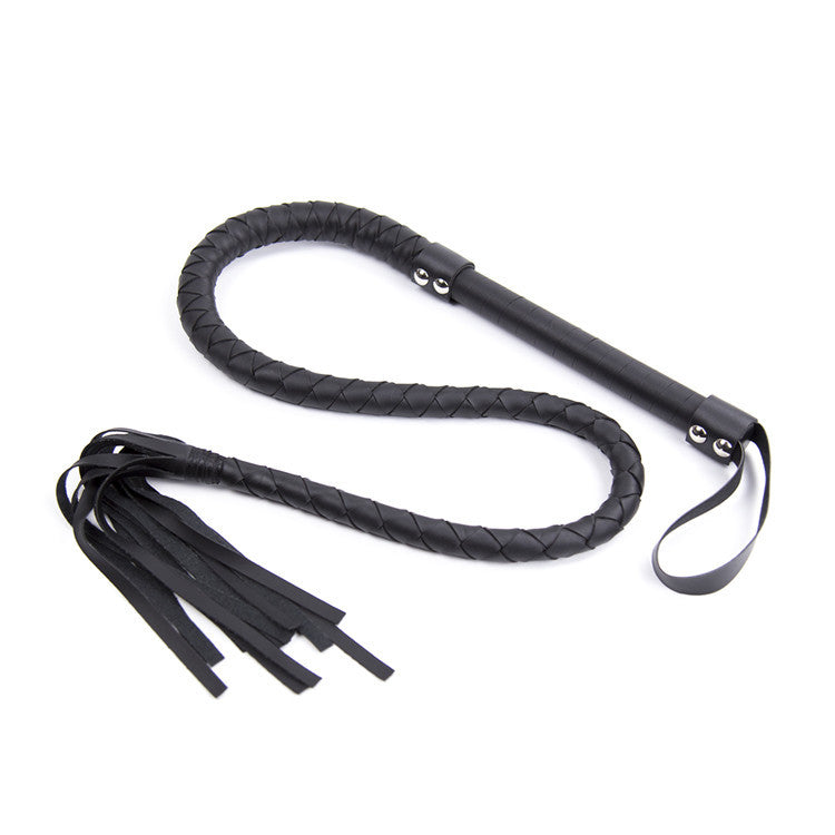 Horse Whip Braided PU Leather Whip Riding Crop and Whips - image 0